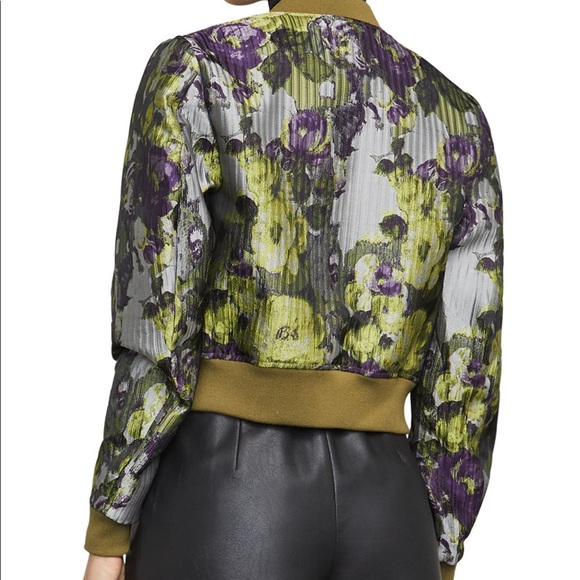 BCBGMAXAZRIA Multi-Floral Jacket, x-small - Picture 4 of 6